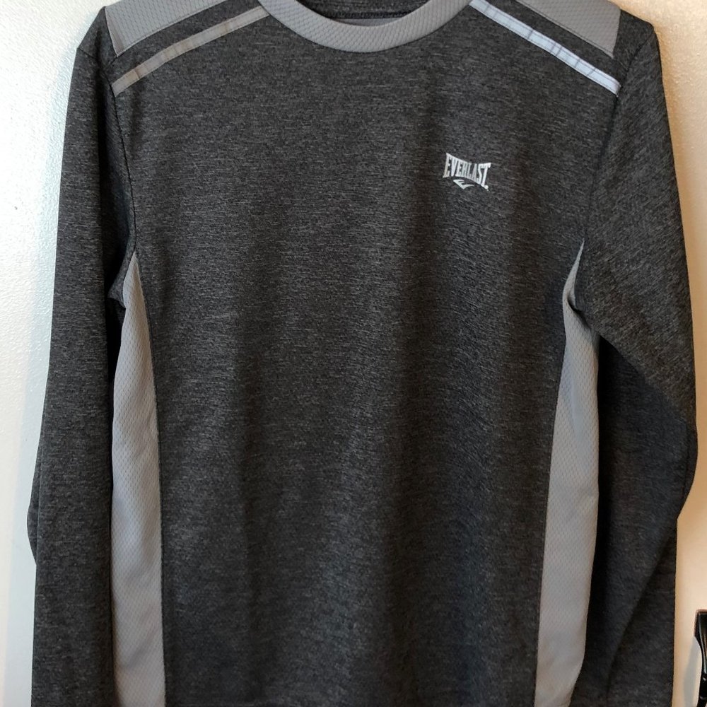 Everlast Boys Activewear Long Sleeve Gray Size L